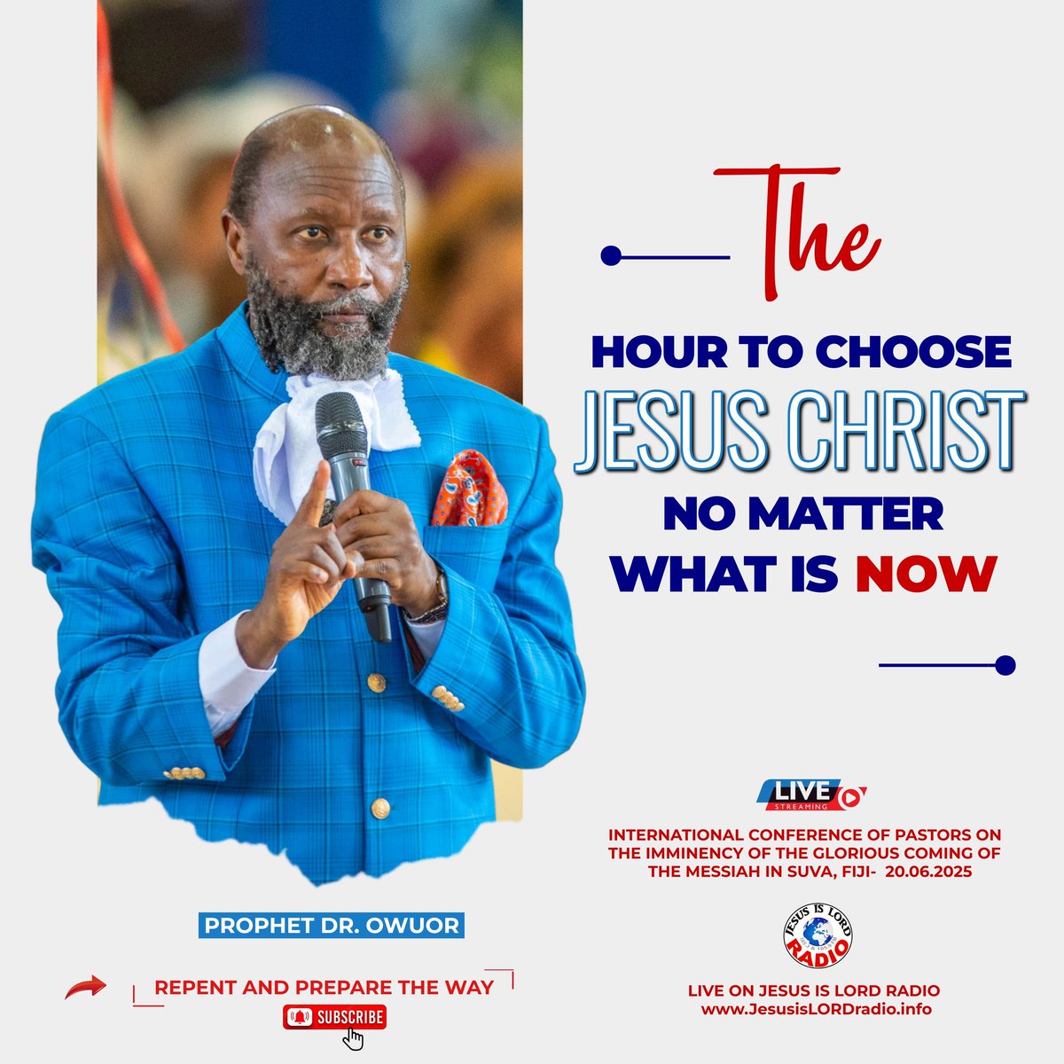 GeofreyRono_'s tweet image. Rapture is a one time event!
🚨 There will be no time to Repent since it happens in a split second 
📌 This is your chance to Repent and choose Jesus Christ no matter the circumstance 
#EternalGospelHour