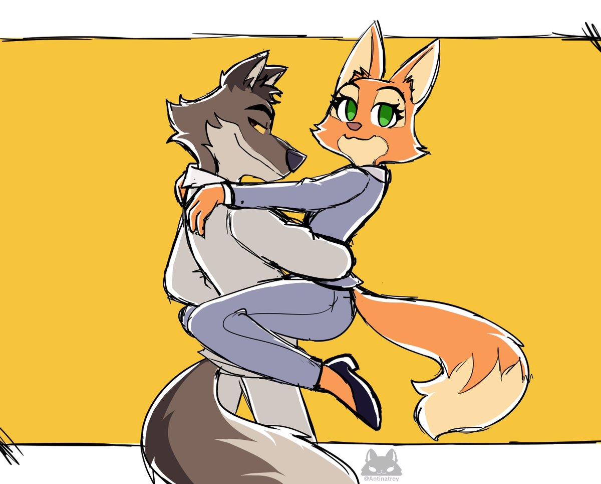 Natisdeleche's tweet photo. 🐺🦊~
.
#thebadguys #thebadguys2 #dreamworks #fanart #furry #furryart #mrwolf #dianefoxington #digitaldrawing https://t.co/davhJd63XD
