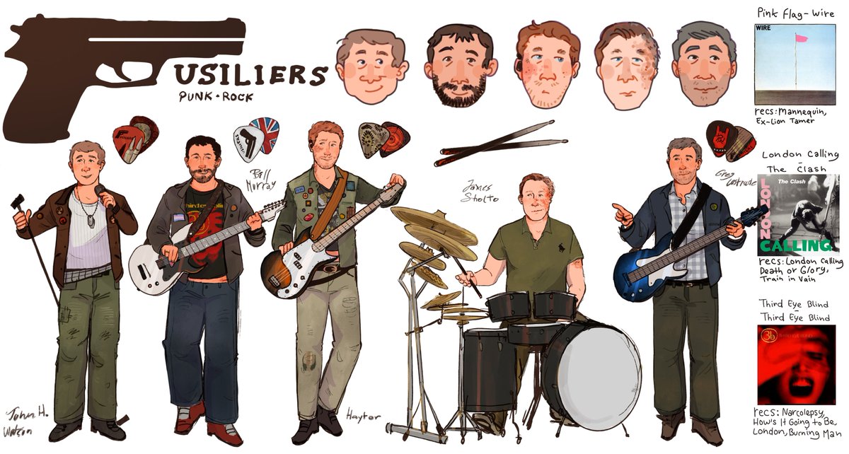 #Sherlock Band AU 1/2