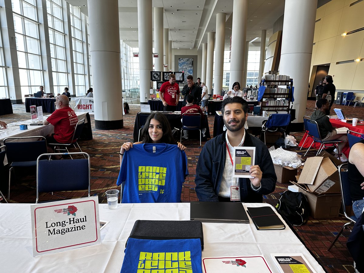 RankAndFileProj's tweet image. We're at @DemSocialists Convention today and tomorrow!
Stop by our table and ask us how you can get a union job to change the world.