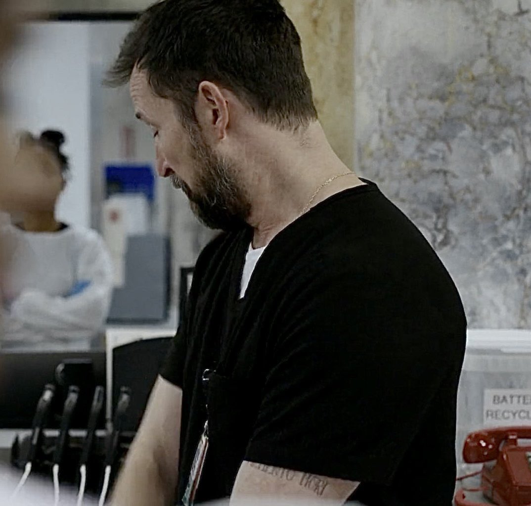 gnawing on it like a feral dog