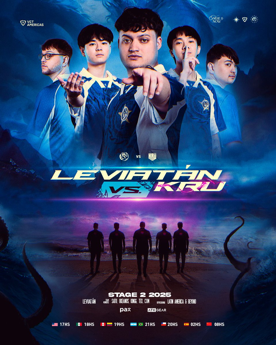 HOY HAY CLÁSICO EN VCT

🆚️ <a href="/KRUesports/">KRÜ</a> 
🏆 #VCTAmericas

#goLEV