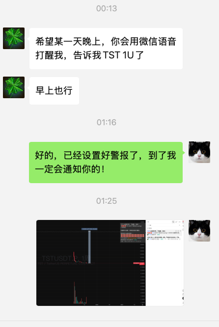 Tiger5z2's tweet photo. 希望某一天晚上，你会用微信语音打醒我，告诉我TST 1U了，早上也行！
#TST https://t.co/l9b173JrCY