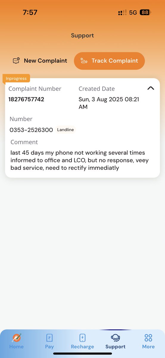 JAYANTBISWAS9's tweet image. ⁦@BSNLCorporate⁩ ⁦@bsnl_care⁩ ⁦@BSNL_WB⁩ ⁦@PMOIndia⁩ Dear Sir, see the condition of BSNL, 2months running my landline phone not working, after several complaints no response from Department, it will better if BSNL convert to Private Company