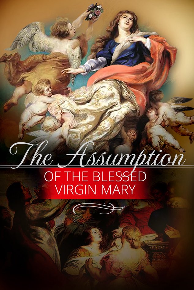 This Friday (15th) is the Solemnity of The Assumption of the Blessed Virgin Mary, a Holy day of obligation. We have 3 masses for you to celebrate with us. 

Vigil Mass. Thursday 6.30pm, Stapleford.
Friday. 9.30am, Eastwood. 
Friday. 7.00pm, Ilkeston. 

Please join us if you can.