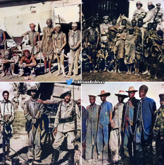 The very first genocide of the 20th century occurred in Namibia perpetrated by Germans on the Herero and Nama people in concentration camps. The body parts of these dead prisoners were used in racial studies trying to prove the inferiority of blacks.