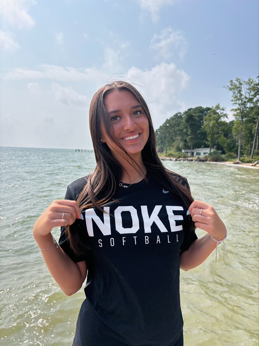 I’m beyond blessed to announce my verbal commitment to continue my academic and athletic career at Roanoke College. All thanks to God, my family, friends, coaches, and teammates who helped me and believed in me along my journey. Thank you to <a href="/RoanokeSoftball/">RoanokeSoftball</a> 
Go Noke! #committed