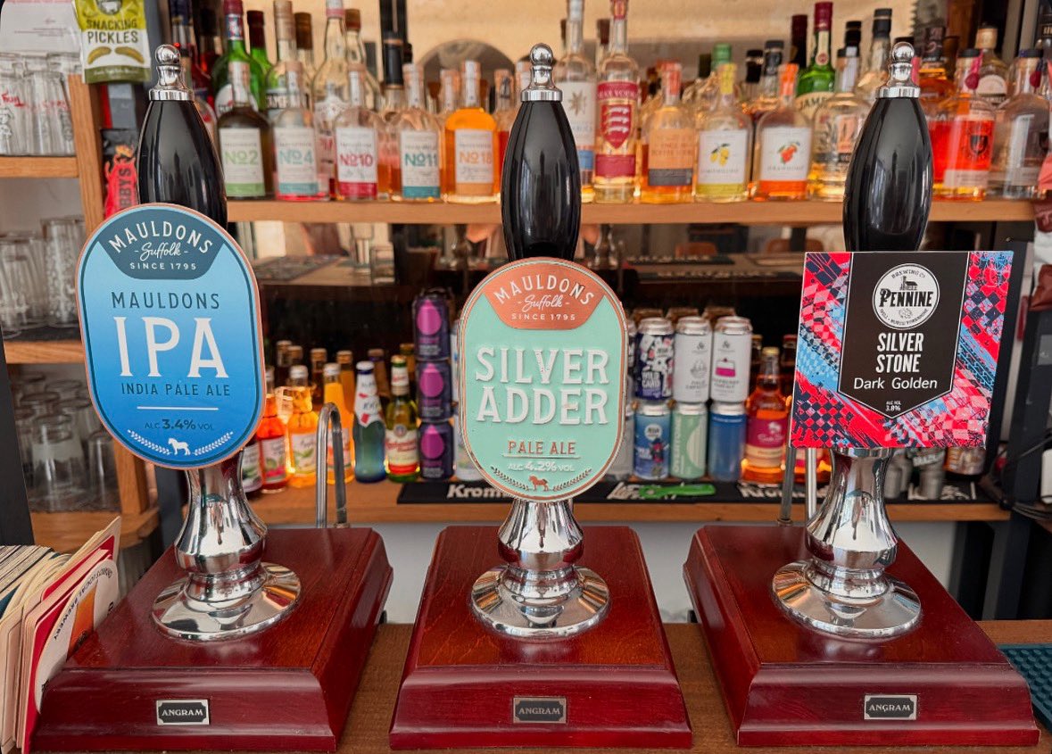 The Magnet Pub (@themagnetpub) on Twitter photo Presenting Saturday Beers at The Magnet 🧲
<a href="/mauldonsbrewery/">Mauldons Brewery</a>
• IPA (3.4%) 🍻
<a href="/mauldonsbrewery/">Mauldons Brewery</a>
• Silver Adder (4.2%) 🐎
<a href="/PennineBrewing/">Pennine Brewing Co</a>
• Silver Stone (3.8%) ⛪️
#MagnetMicropub #ColchesterPub #Colchester #ColchesterBusiness #EssexPub #MicroPub Presenting Saturday Beers at The Magnet 🧲
<a href="/mauldonsbrewery/">Mauldons Brewery</a>
• IPA (3.4%) 🍻
<a href="/mauldonsbrewery/">Mauldons Brewery</a>
• Silver Adder (4.2%) 🐎
<a href="/PennineBrewing/">Pennine Brewing Co</a>
• Silver Stone (3.8%) ⛪️
#MagnetMicropub #ColchesterPub #Colchester #ColchesterBusiness #EssexPub #MicroPub