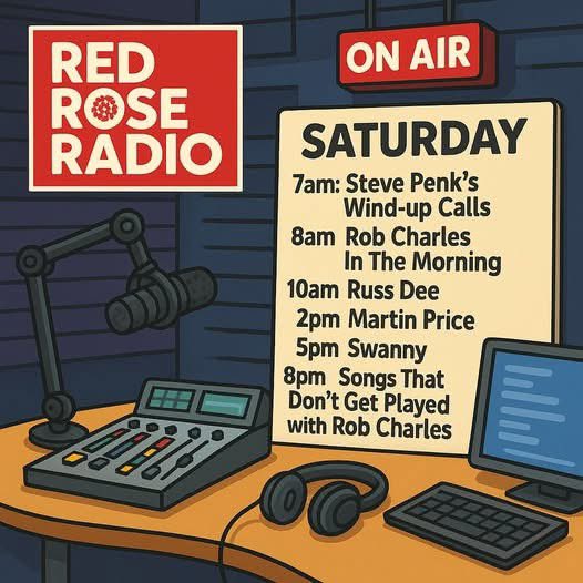 Back with you tonight on Red Rose Radio