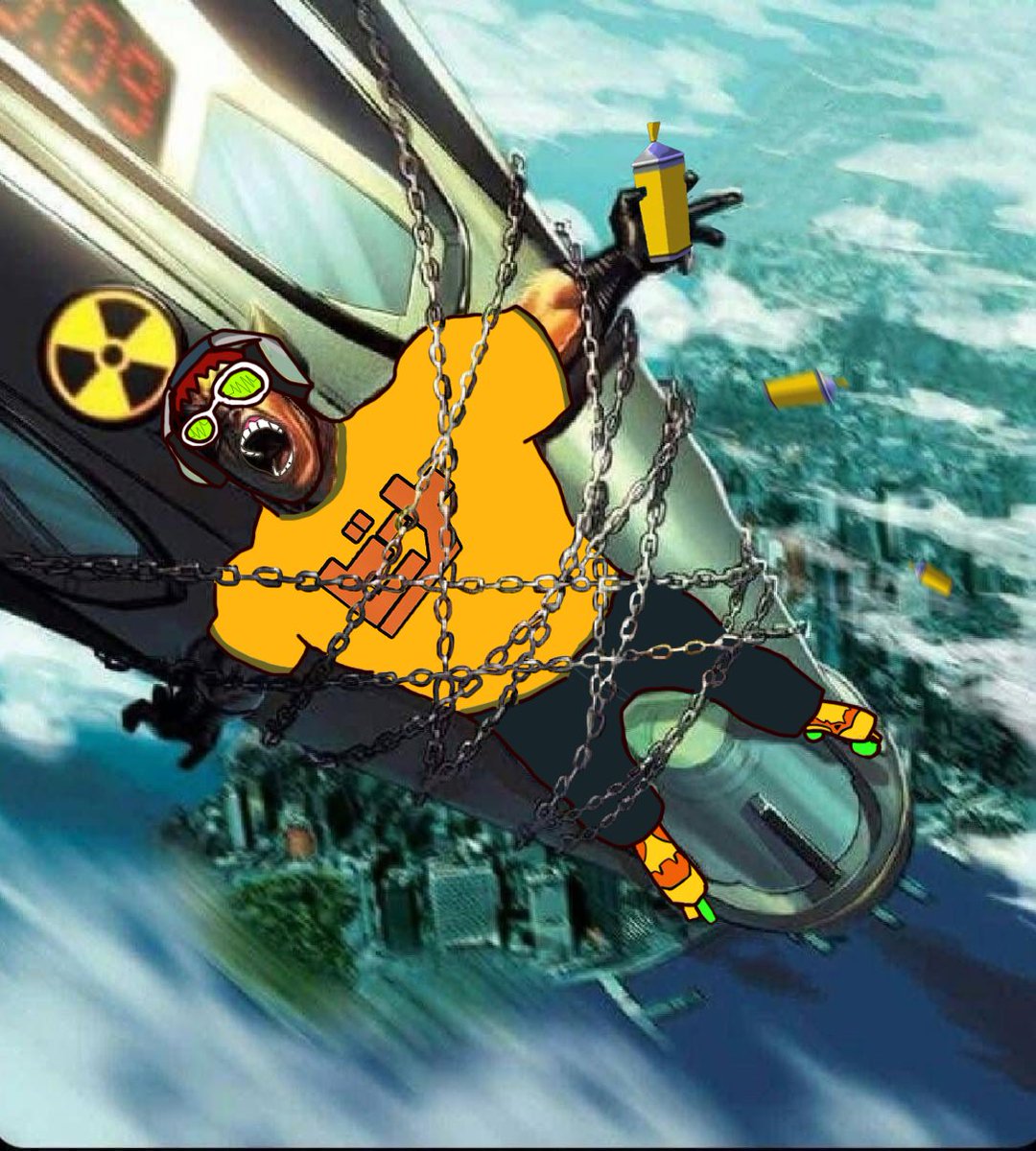 How it feels to finally get new Jet Set Radio Merch but it's overpriced and still using the same 5 PNGs