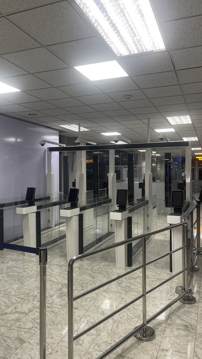 Encouraging to see e-Gates (Automated border control systems) being installed at BIA 🛃🛂 #DigitalSriLanka
