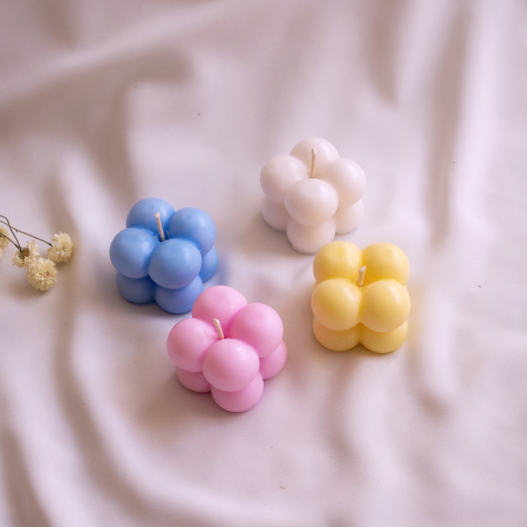 Şu Bubble mumların güzelliğine bakar mısınız? 😍