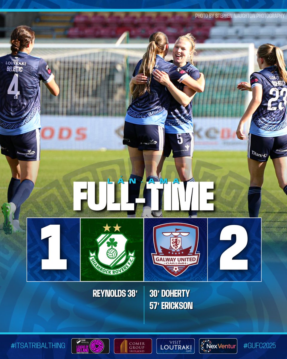 Full-Time and it's a win for United in Tallaght 😎

#ItsATribalThing | #GUFC2025 | #UnitedAsOne | Partners: <a href="/NexVentur/">NexVentur</a>