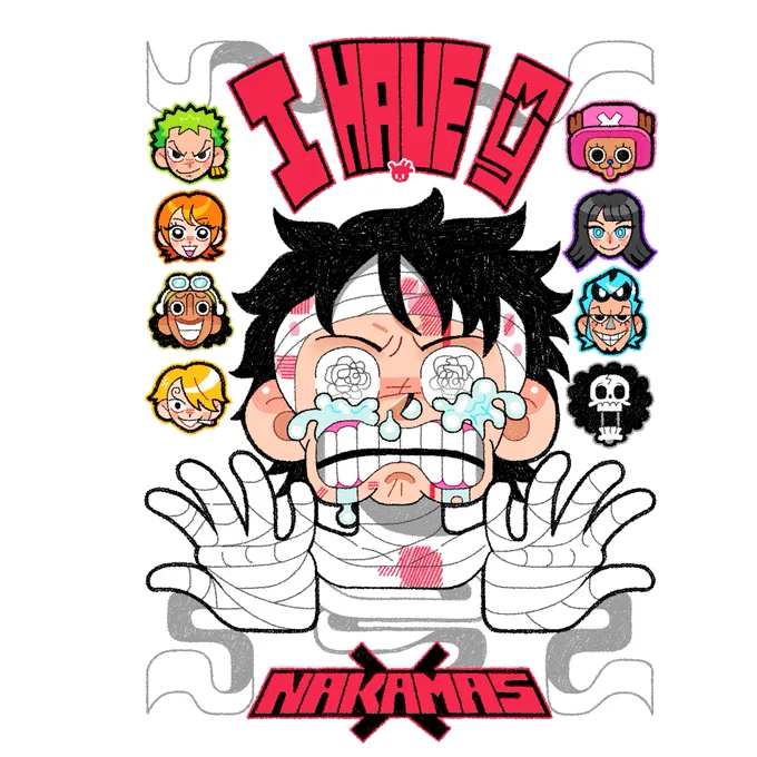 HAPPY #ONEPIECEDAY Some of my mugiwaras art for my nakamas! Hope you like it
