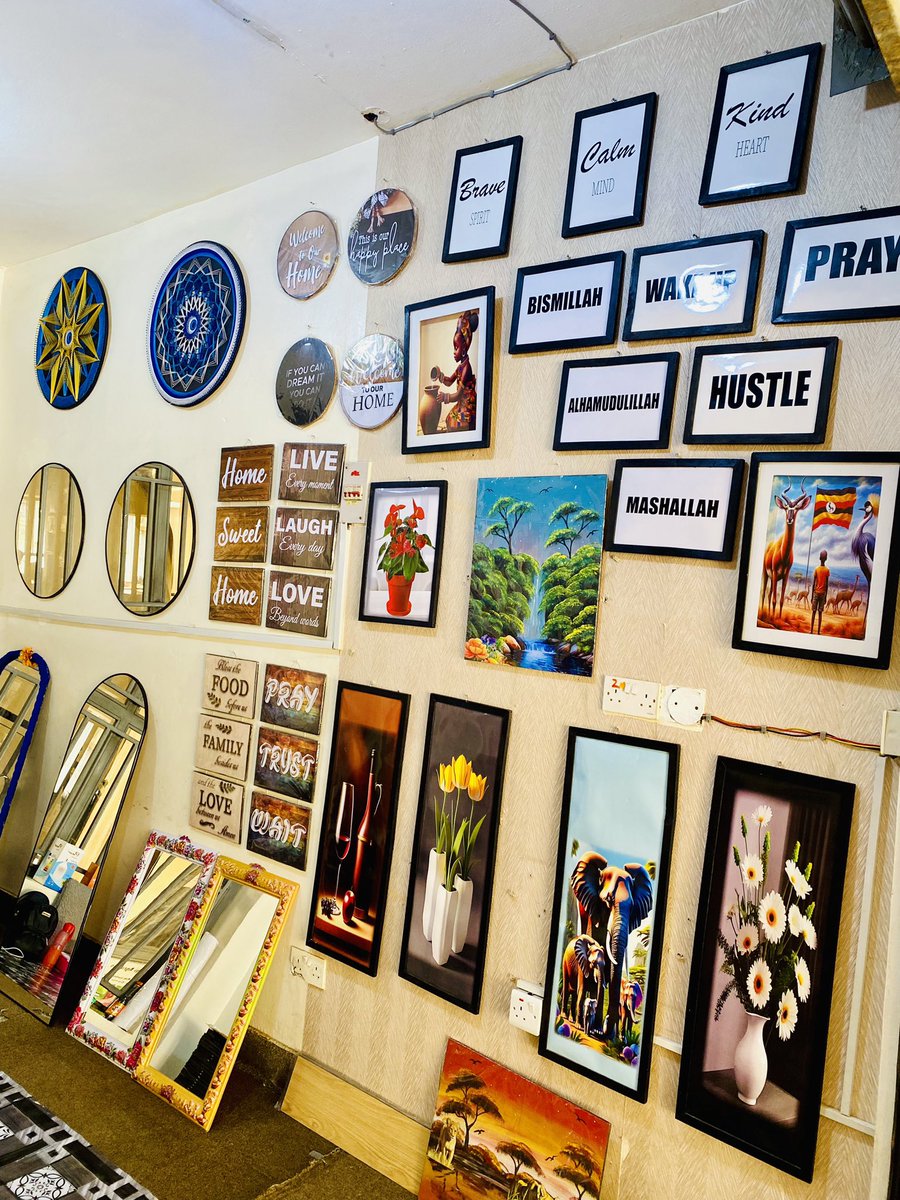 Yeah Visit Zai Interior N Decor located at GBK plaza Ntare road room K24 for good art pieces and dressing mirror or call them on 0774853869 

U will thank me later