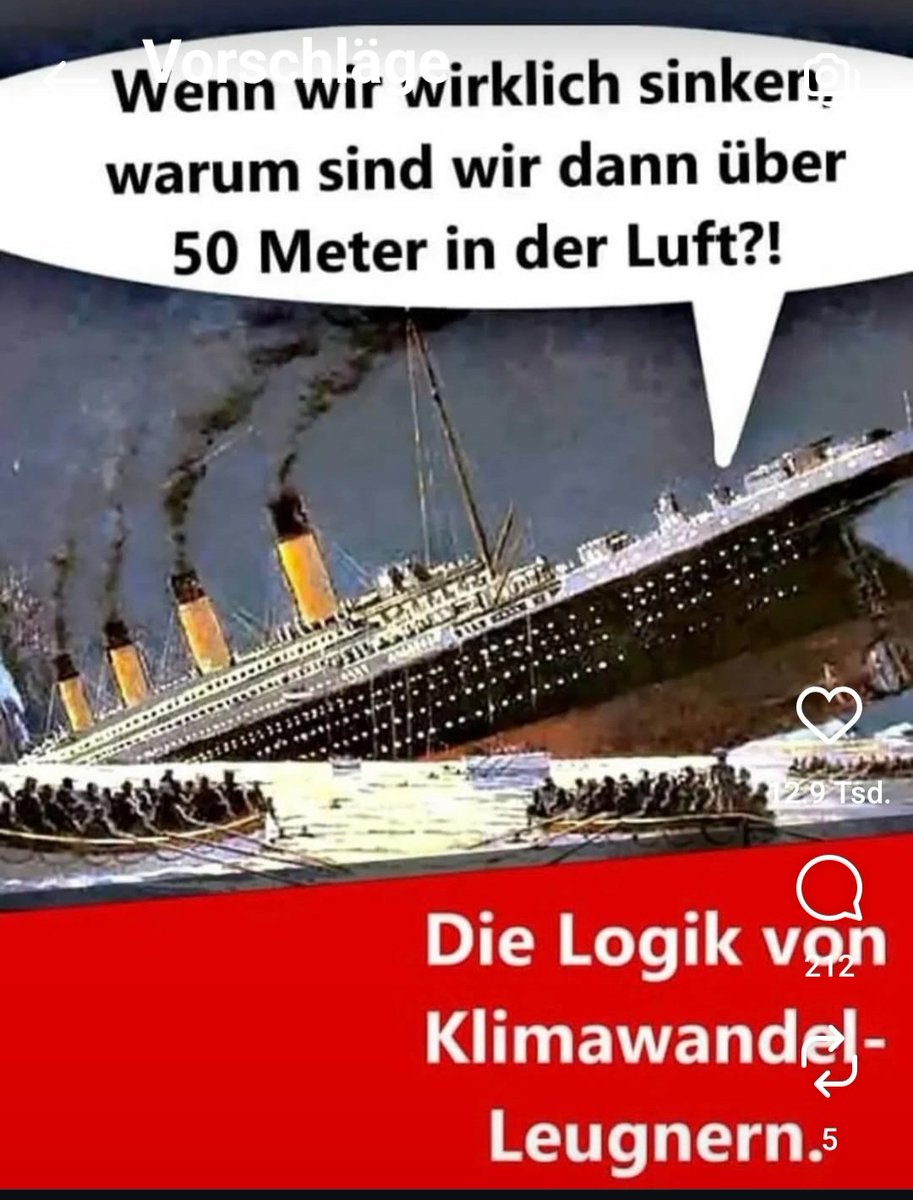 #Klimawandelleugner erklärt für #Dummies.