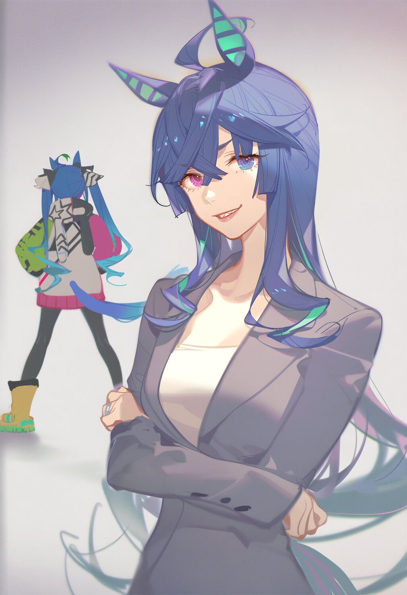 #umamusume #ウマ娘

大人ツインターボ、今と、昔 