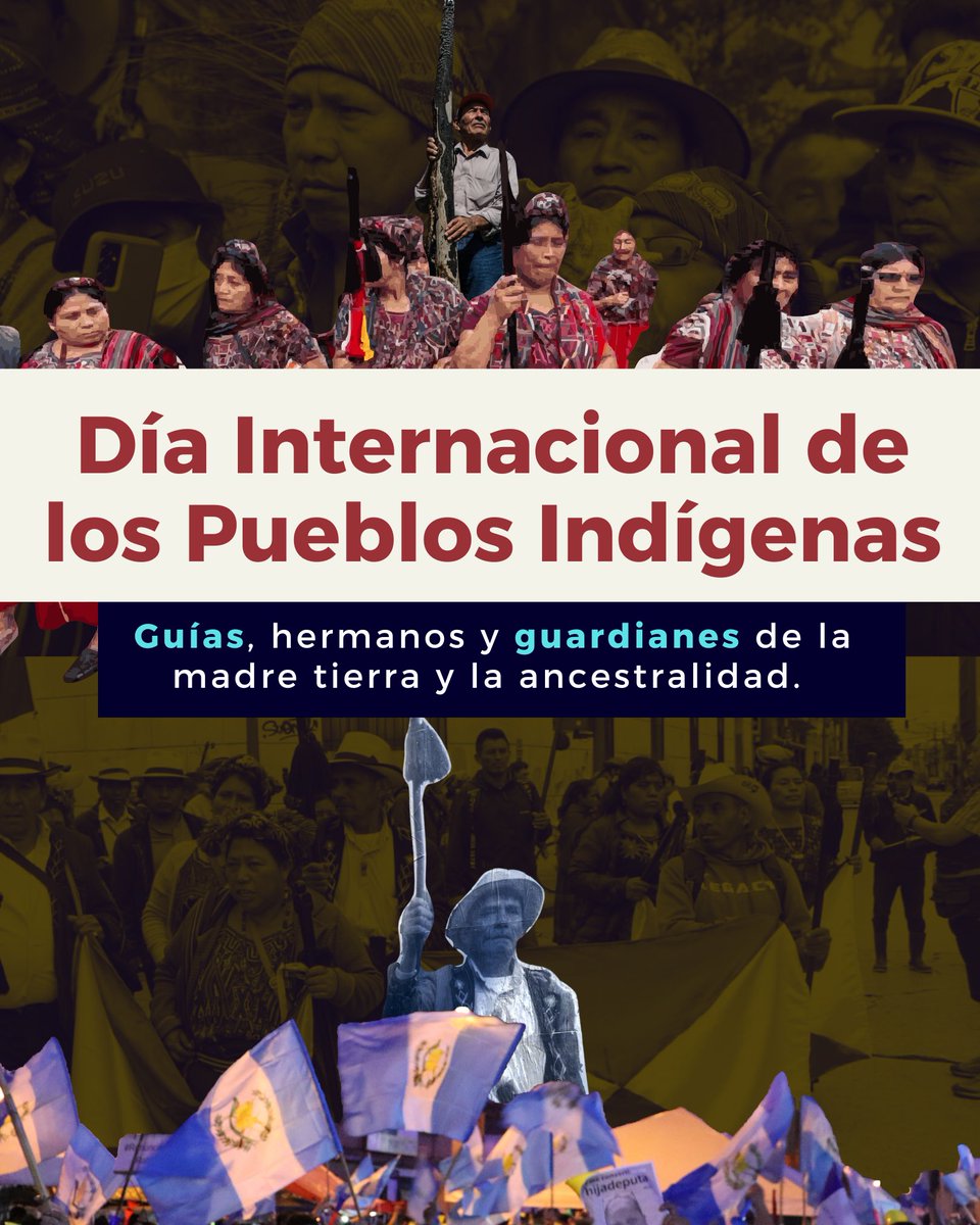 🌎Hoy, no solo agradecemos la lucha y digna resistencia de los pueblos indígenas, también debemos reflexionar sobre las injusticias que por años han sufrido, que ello nos inspire al cambio

✊Porque a pesar de todo, nuestros hermanos siempre están aquí, guiándonos.