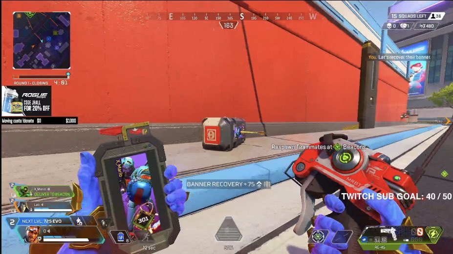 jhallballer's tweet photo. Day 1 of reminding @Respawn that this animation gets you killed 9/10 times https://t.co/gd1qdGAhQF