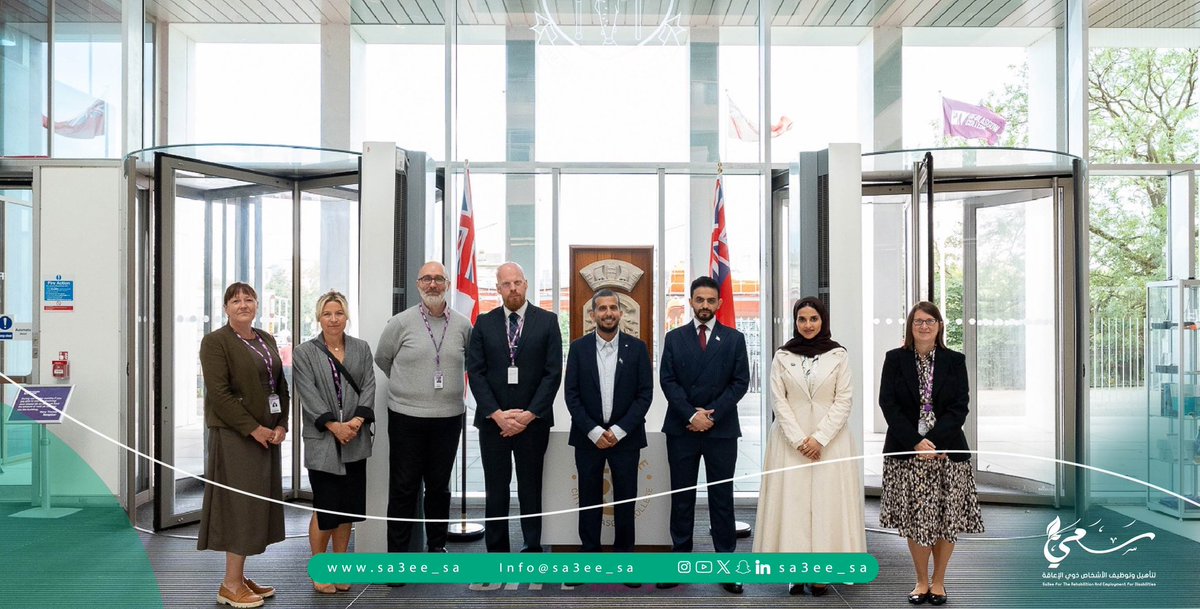 جانب من جولة رئيس مجلس إدارة وفريق #سعي إلى كلية غلاسكو، في إطار متابعة تنفيذ اتفاقية التعاون الدولي، والتي تهدف إلى تعزيز الشراكة وتفعيل البرامج التأهيلية والمهنية المشتركة، دعمًا لتمكين الأشخاص ذوي الإعاقة وفق أفضل الممارسات العالمية.

#أثر_ممتد🍃