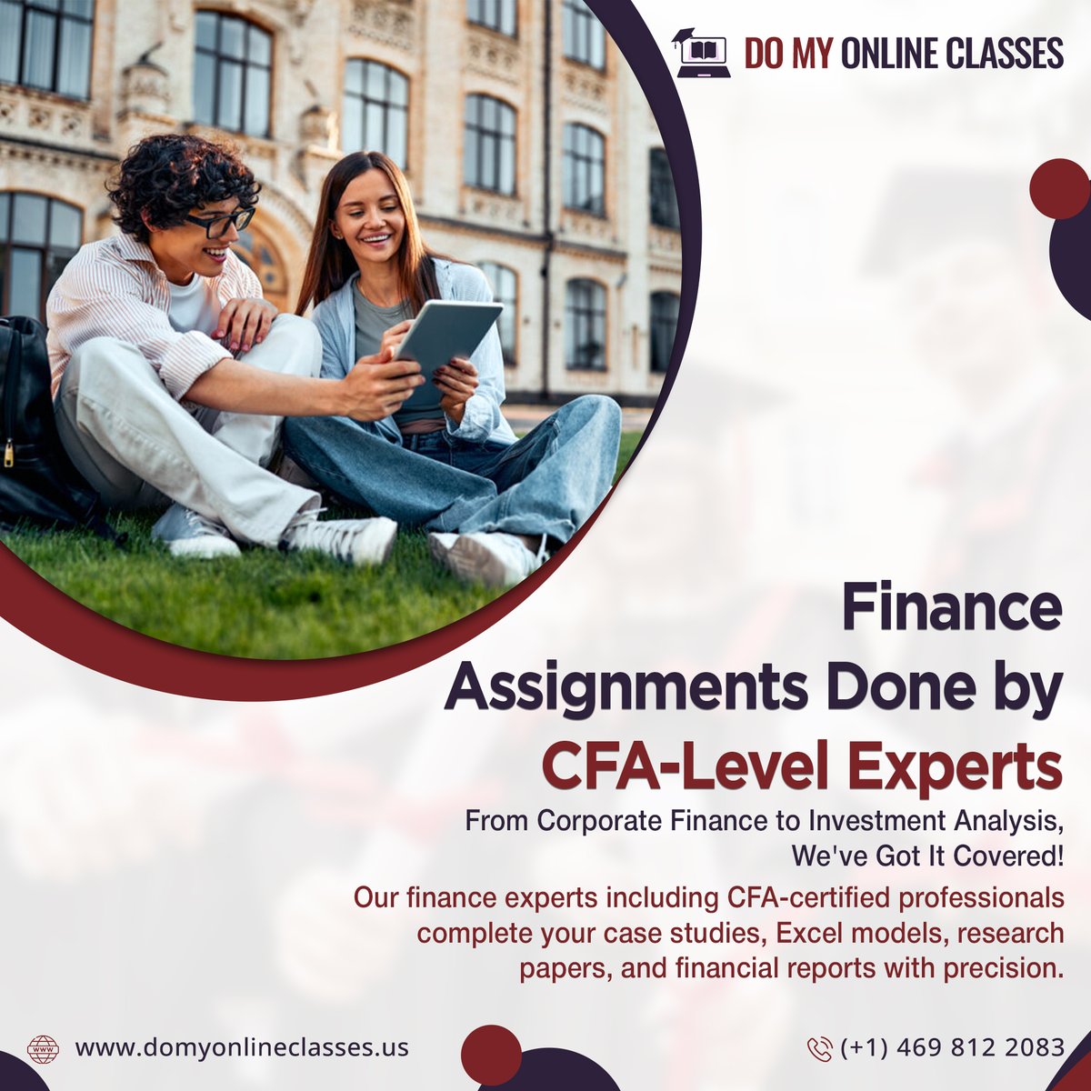 onlineclassesus's tweet image. Our finance experts, including CFA-certified professionals, complete your case studies, Excel models, research papers, and financial reports with precision.
#FinanceHelp #FinanceAssignments #AcademicSupport