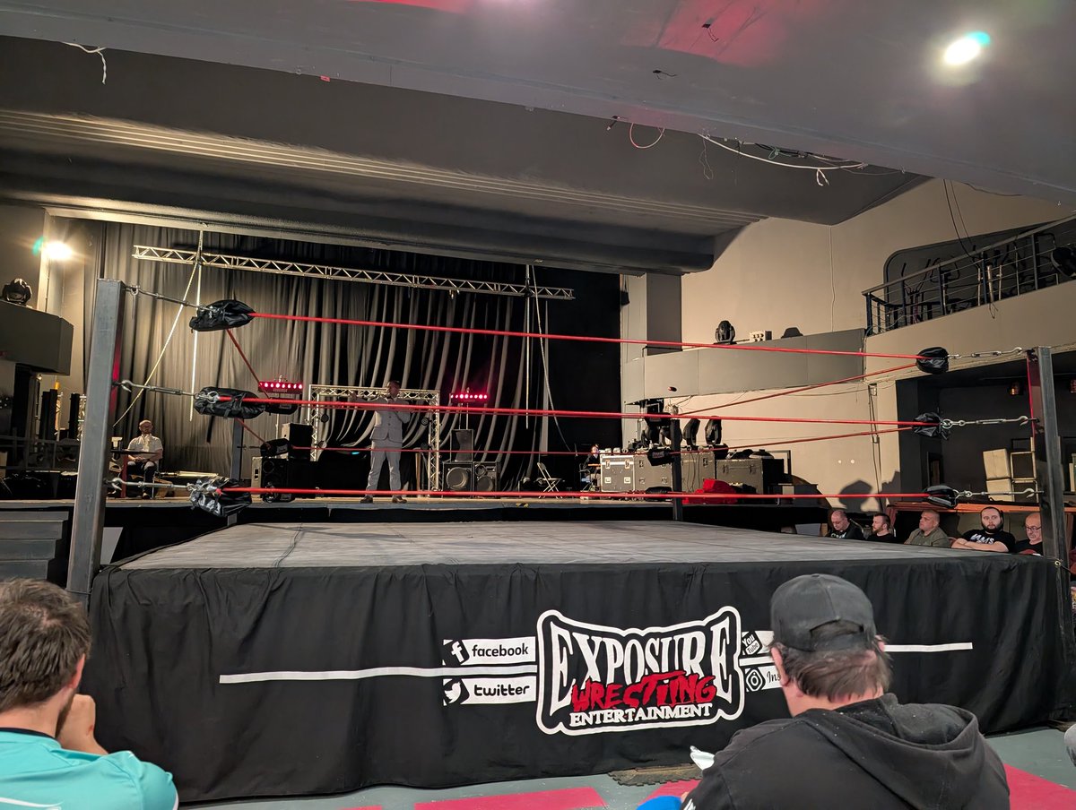 I'm at the NEON in Newport for <a href="/ExpoEnt/">Exposure Wrestling</a>'s   'Valkyrie' - results to follow ...