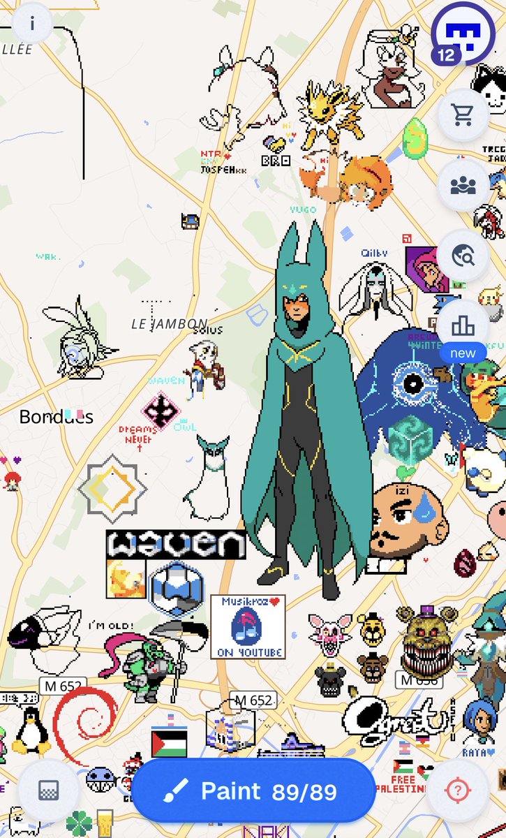 Krosllection's tweet photo. Ça continue à se remplir !👍
La zone #Waven s’agrandie ! Le #Yugo initié par @Gh0ze est fini, ainsi que le #Lokus de @TheDarkScreamFR ! 😍
On aperçoit aussi une mignonne #Boune d’@Aquatikelfik 🤩
Et autour pop et Eva, Amalia, Elely et autres ref au Krosmoz ! 🥰 https://t.co/9s0fNdKf1o