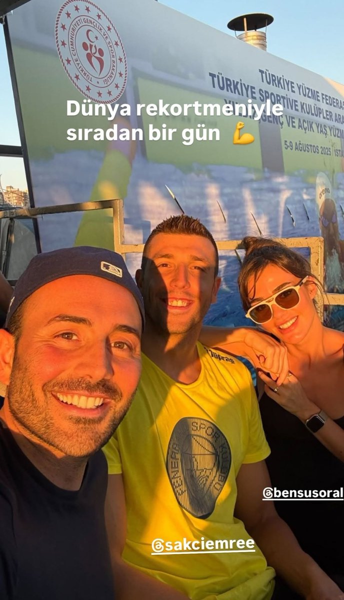 📲| "Apenas um dia comum com um recordista mundial 💪"

— Hakan via IG Stories 

• #BensuSoral