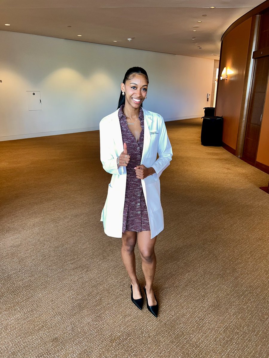 TeamMCStrong's tweet image. Dr. Kennedy loading! Texas A&amp;amp;M Dental White Coat Ceremony. We are so proud of you Kennedy 😁❤️. #TexasAM #Dental #doctor #grateful