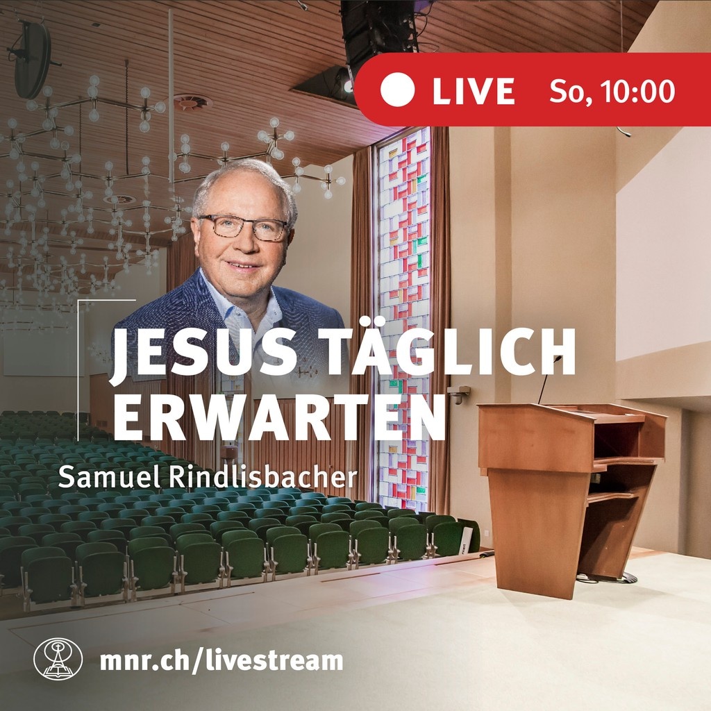Herzliche Einladung zum Gottesdienst am kommenden Sonntag!⁠
Samuel Rindlisbacher hält um 10.00 Uhr die Predigt zum Thema: «Jesus täglich erwarten»⁠
---⁠
mnr.ch/video/livestre…
#mitternachtsruf #mnr #samuelrindlisbacher #livestream #gottesdienst #zionshalle