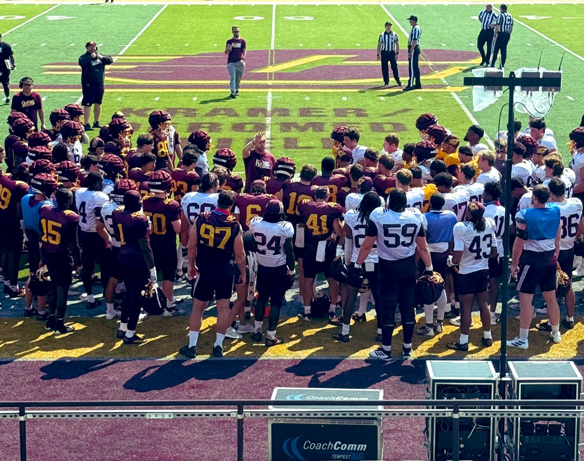 Great scrimmage today from <a href="/CMU_Football/">Central Michigan Football</a>.

This team’s going to be awesome to watch.

Can’t remember a time I was more excited heading into a season. 

#Rise | #FireUpChips