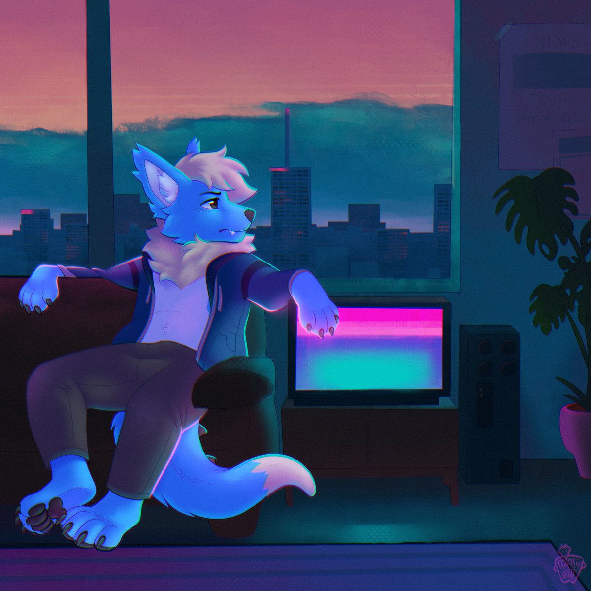 idle 📺🌿
finished piece for BlareTheWolf !