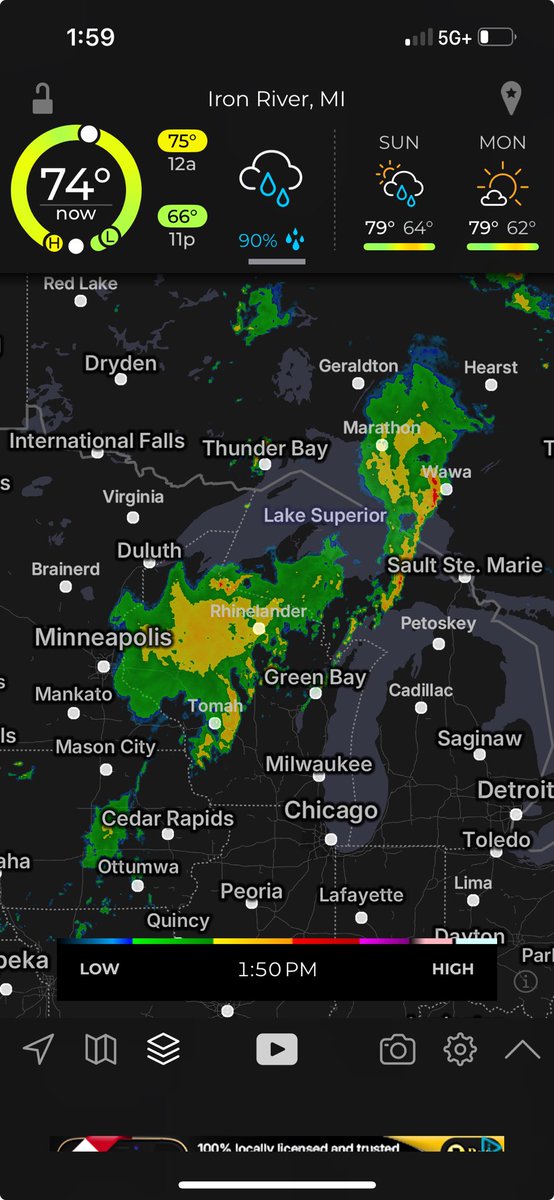 Watching storms track up there all summer, I’d be curious to know how much rain that area has had this year? ⁦<a href="/mrwx4caster/">Ron</a>⁩