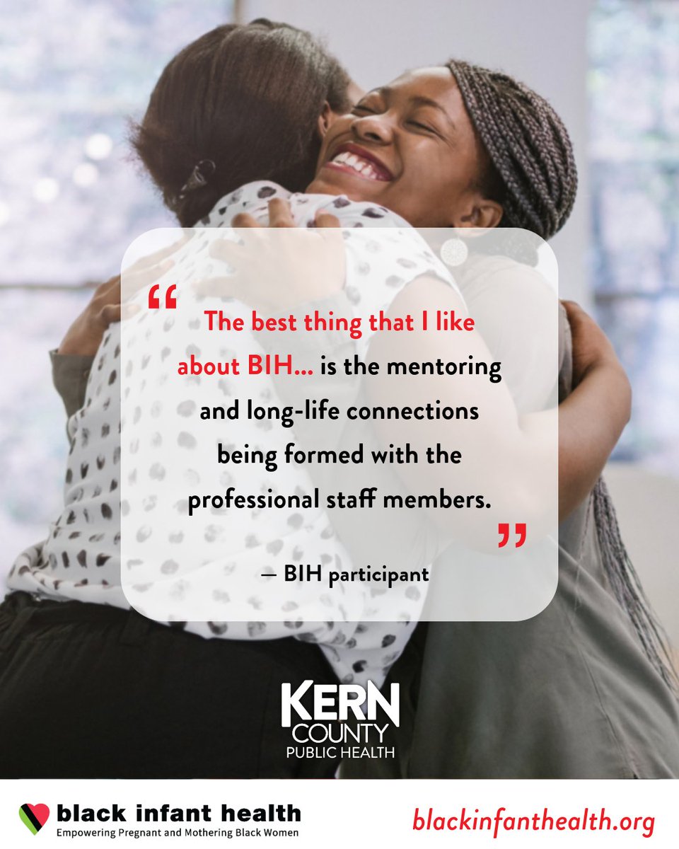 The Black Infant Health Program offers a group-based approach to foster sisterhood and improve health outcomes for Black birthing people and their babies. Learn more in the new data brief: cdph.ca.gov/BIHEvaluation #BlackMaternalHealth #BIH