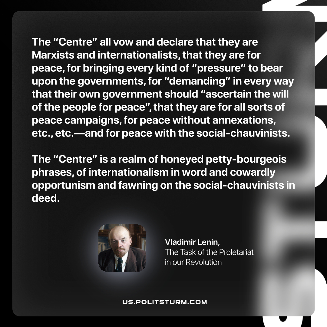 Lenin on the "Centre"