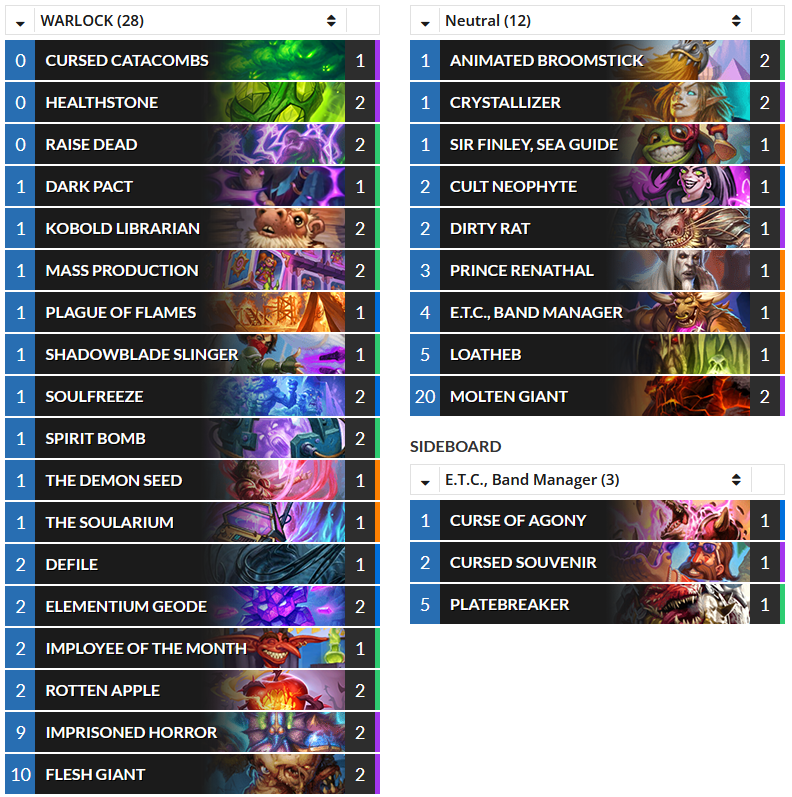 Hearthstone Top Decks💙 (@hstopdecks) on Twitter photo (Wild Heroic Brawl) 奇数战一号王朝了's 12-2 XL Questline Warlock. (Source: <a href="/glormagic/">燁魔 HS Wild/Standard Deck</a>) hearthstonetopdecks.com/decks/xl-quest… #Hearthstone #HS_WLK #WildHS (Wild Heroic Brawl) 奇数战一号王朝了's 12-2 XL Questline Warlock. (Source: <a href="/glormagic/">燁魔 HS Wild/Standard Deck</a>) hearthstonetopdecks.com/decks/xl-quest… #Hearthstone #HS_WLK #WildHS