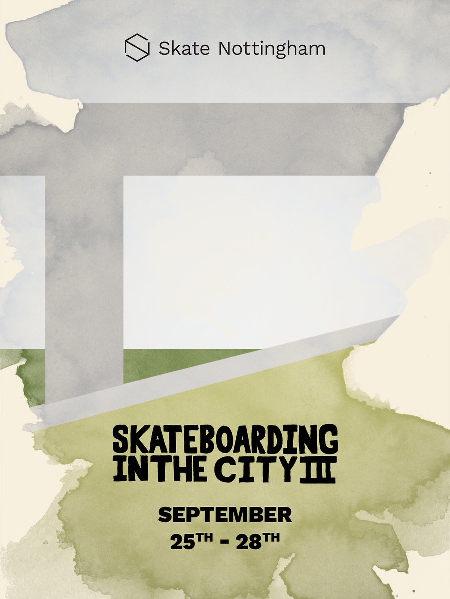 More details, including full programme and funders &amp; sponsors, to be announced very soon.

Skateboarding in the City III, a four-day festival of #skateboarding culture at multiple locations in central #Nottingham from 25th - 28th September. ⁣
