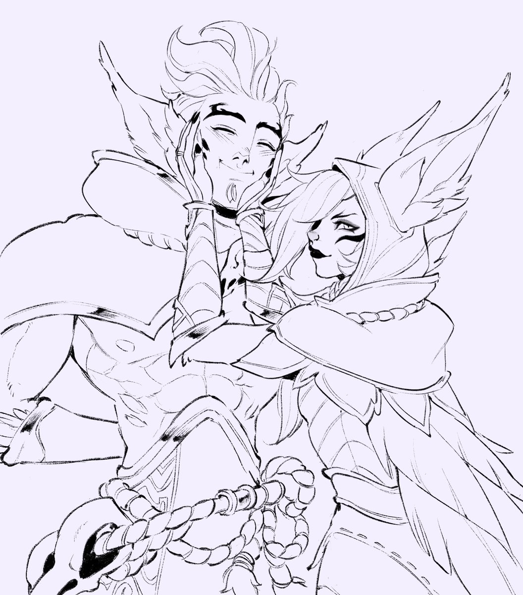 You see this guy? 
He’s the best. 

#xayah #rakan