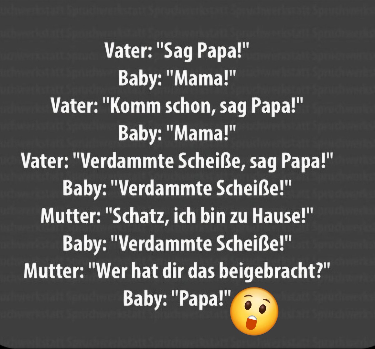 So oder ähnlich⏬️ läuft es stets‼️