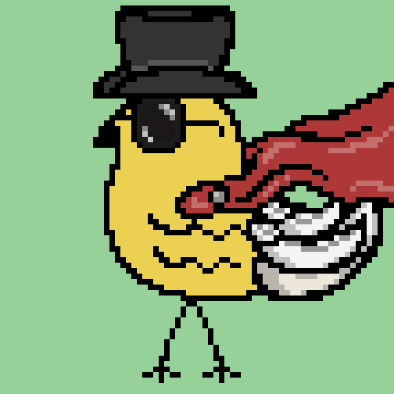 Ohayō / おはよう
🐤💚🎩🦸