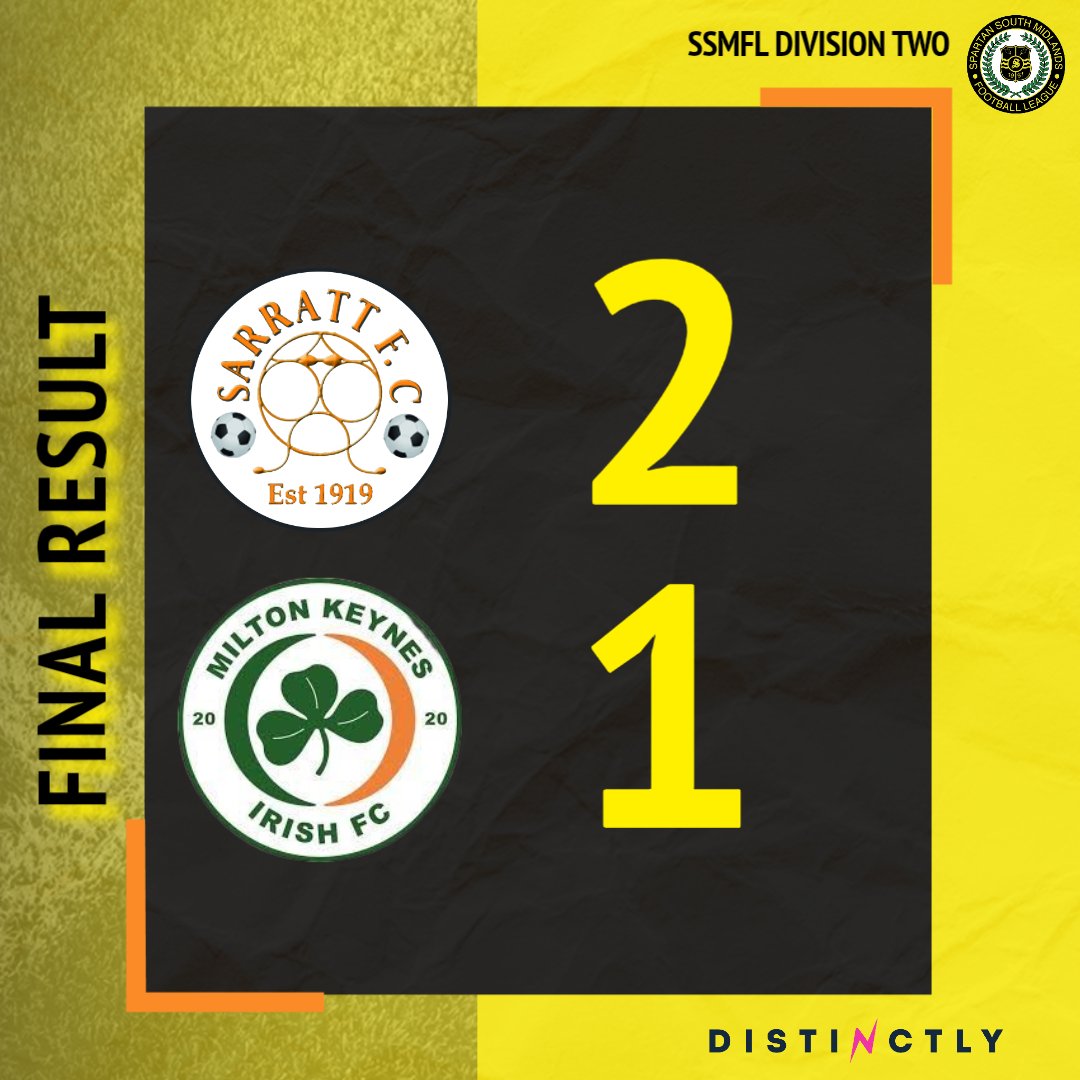 sarrattfc's tweet image. ⏱️ 𝙍𝙀𝙎𝙐𝙇𝙏 - We walk away with three points after James Evans' winner against @MKIrishFC Reserves on opening day! 

⚽ Joof, J. Evans.
⭐ Pirani

#SarrattFC 🟨⬛