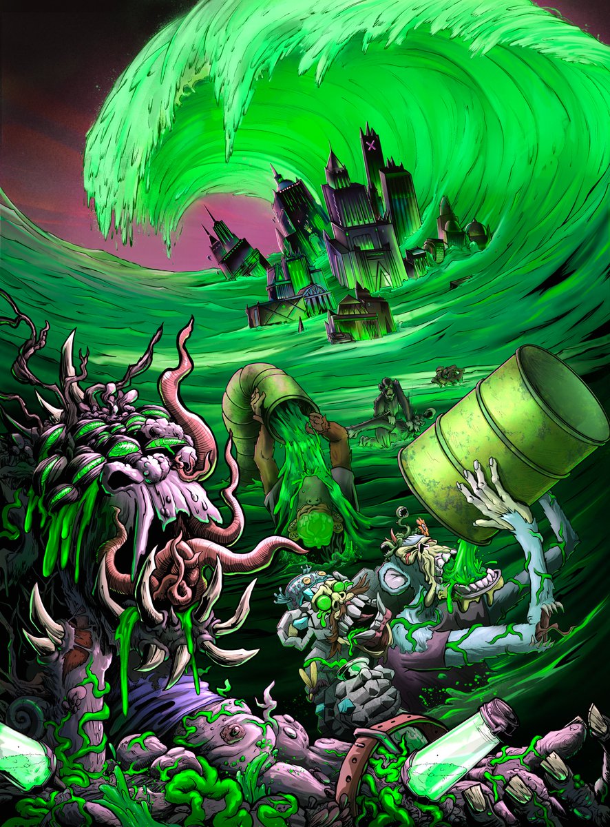 A diet of untreated Serum and constant exposure causes contagion to spread rapidly in Serum City. 

Its origin remains a mystery, but fingers start to point and rumours spread.
