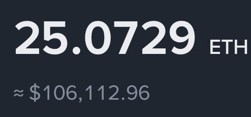 Ash Crypto (@ashcryptoreal) on Twitter photo Ethereum hit $4200 today so as promised i will be giving away $2,500 ETH to 5 people in next 48hrs.
Like and repost this
Follow - <a href="/BullTheoryio/">Bull Theory</a>
Join TG - t.me/BullTheory
If magically ETH hits $5,000 in next 48hr, I will add $10,000 more to this. Ethereum hit $4200 today so as promised i will be giving away $2,500 ETH to 5 people in next 48hrs.
Like and repost this
Follow - <a href="/BullTheoryio/">Bull Theory</a>
Join TG - t.me/BullTheory
If magically ETH hits $5,000 in next 48hr, I will add $10,000 more to this.