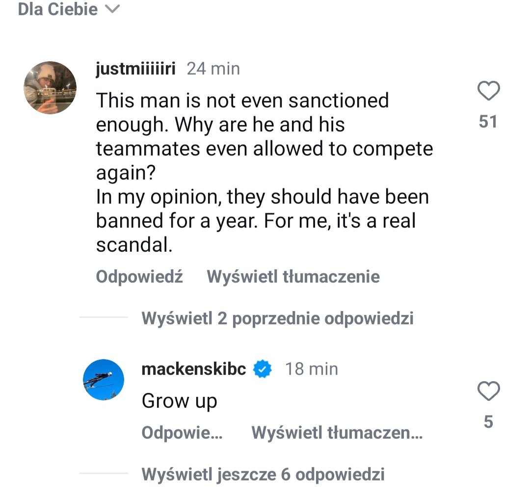 Nie wiem jak mi mogę to podsumować, ale kocham tego człowieka. #skijumpingfamily