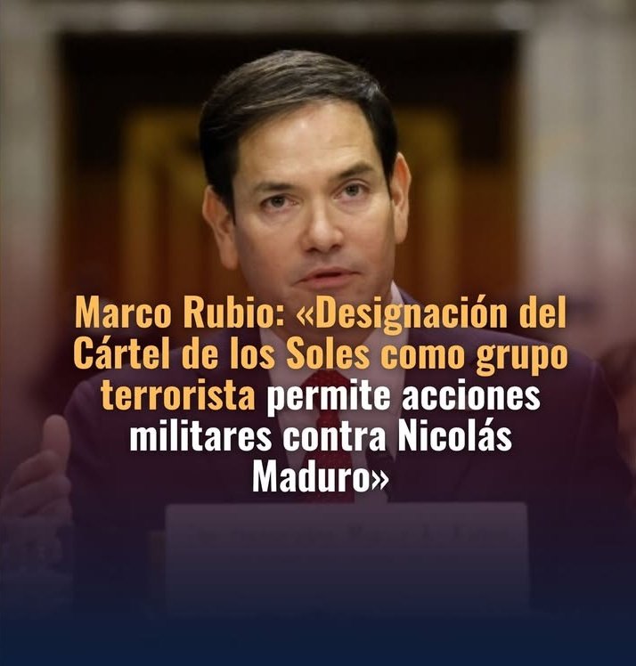 Las acciones militares contra el Narco terrorista dictador Nicolas Maduro, garantiza la recuperación de la libertad en Venezuela.