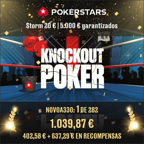 Victoria en el storm de ayer de 20 pavos de <a href="/PokerStarsSpain/">PokerStars España</a> , seguimos go go