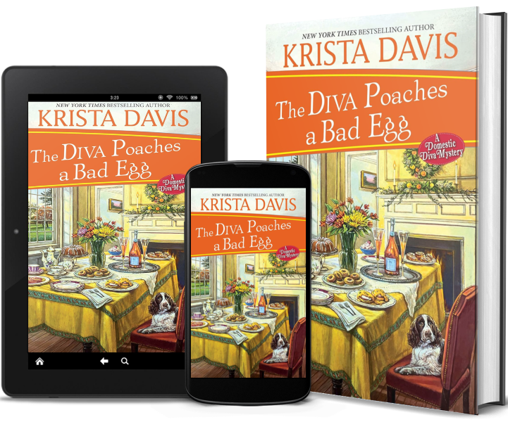 Escape Into The Diva Poaches a Bad Egg (A Domestic Diva Mystery)
by Krista Davis

5⭐⭐⭐⭐⭐’s
A well-written story featuring a strong cast of two-legged and four-legged characters who deftly navigate readers . . . !
~Reading, Writing &amp; Stitch-Metic

amzn.to/458Tpew
#AD