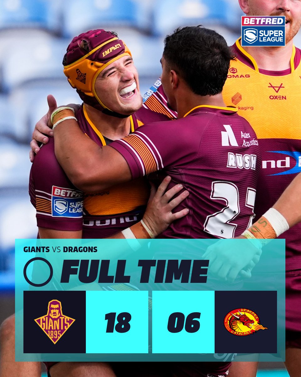 A fifth win of the season for @GiantsRL 💪

#SuperLeague