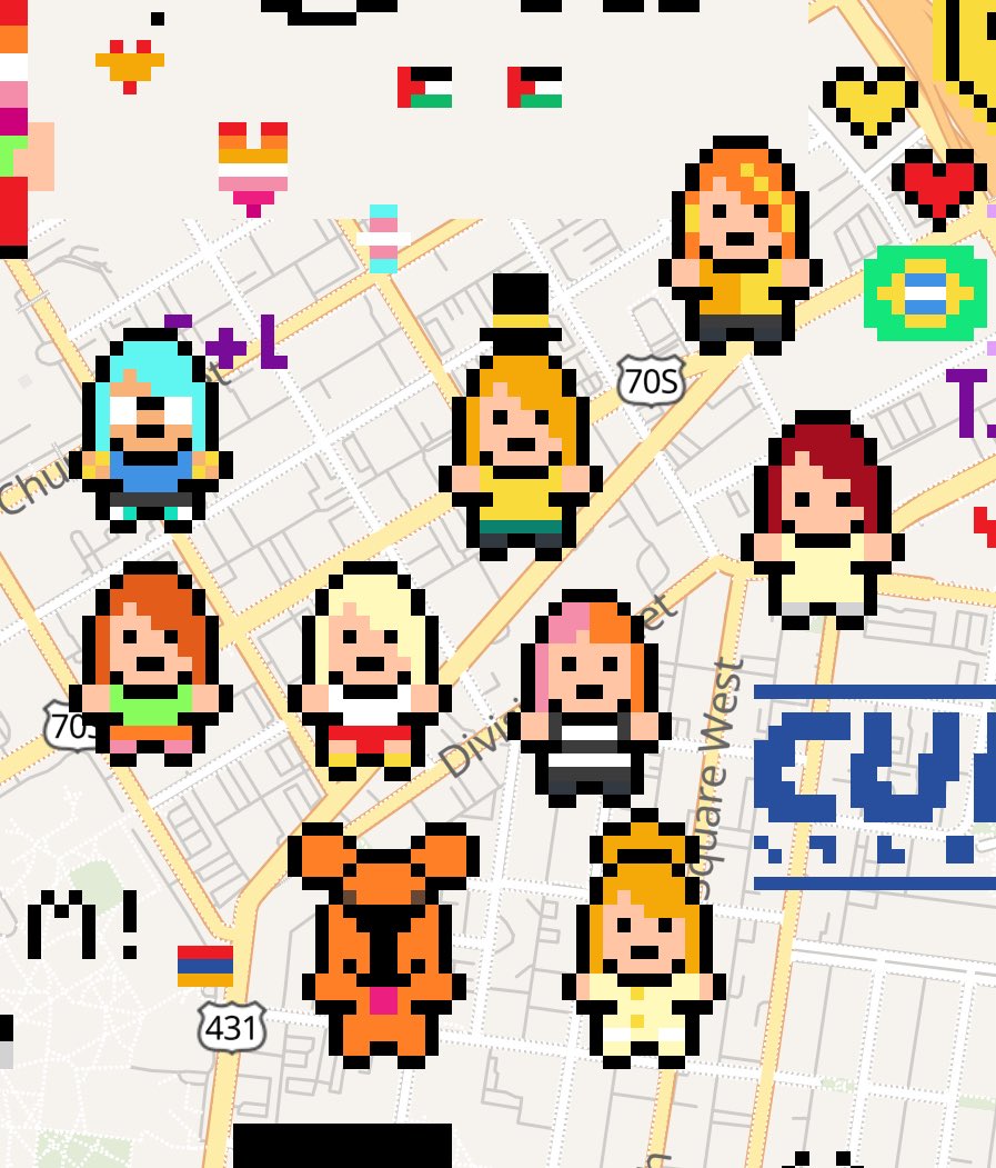 im obsessed with these little hayleys in Nashville on wplace