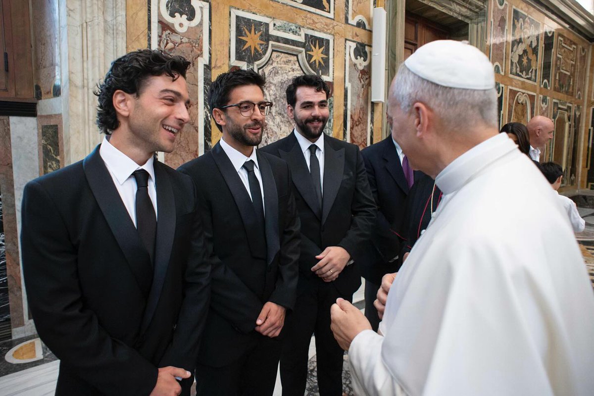 Il Volo Sicilia Fanpage (@ilvolosiciliafp) on Twitter photo #Repost <a href="/GianGinoble/">Gianluca Il Volo</a>
It was truly an honor to meet and sing for Pope Leo XIV and all the people at the Jubilee in Rome 🙏🏻 #Repost <a href="/GianGinoble/">Gianluca Il Volo</a>
It was truly an honor to meet and sing for Pope Leo XIV and all the people at the Jubilee in Rome 🙏🏻